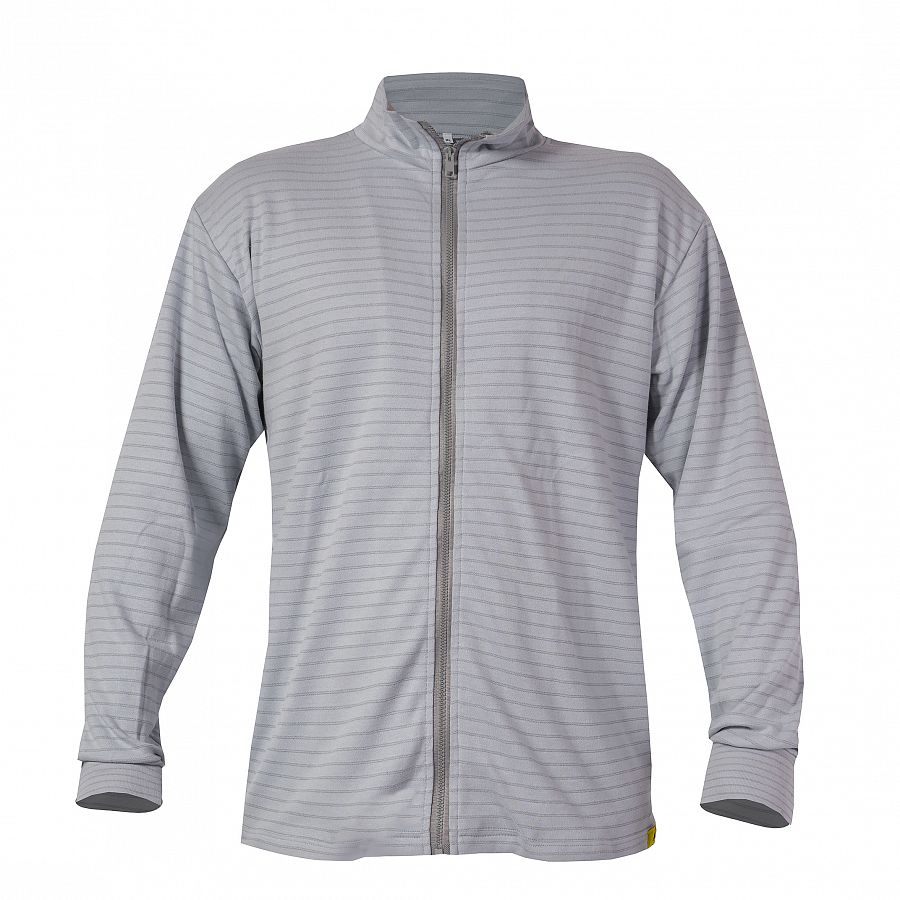 Mikina PXT Antistatic wear sv. šedá rozepínací na zip, stojáček 280 g/m2, vel. XXXL - Obrázek Mikina PXT Antistatic wear sv. šedá rozepínací na zip, stojáček 280 g/m2, vel. XXXL - Obrázek